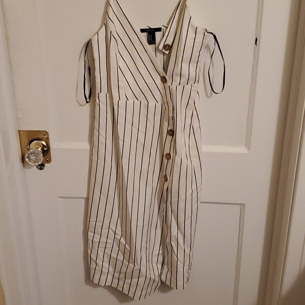 W & B PIN STRIPE DRESS